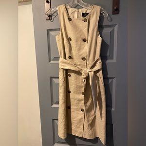 New J Crew tan dress in size 0